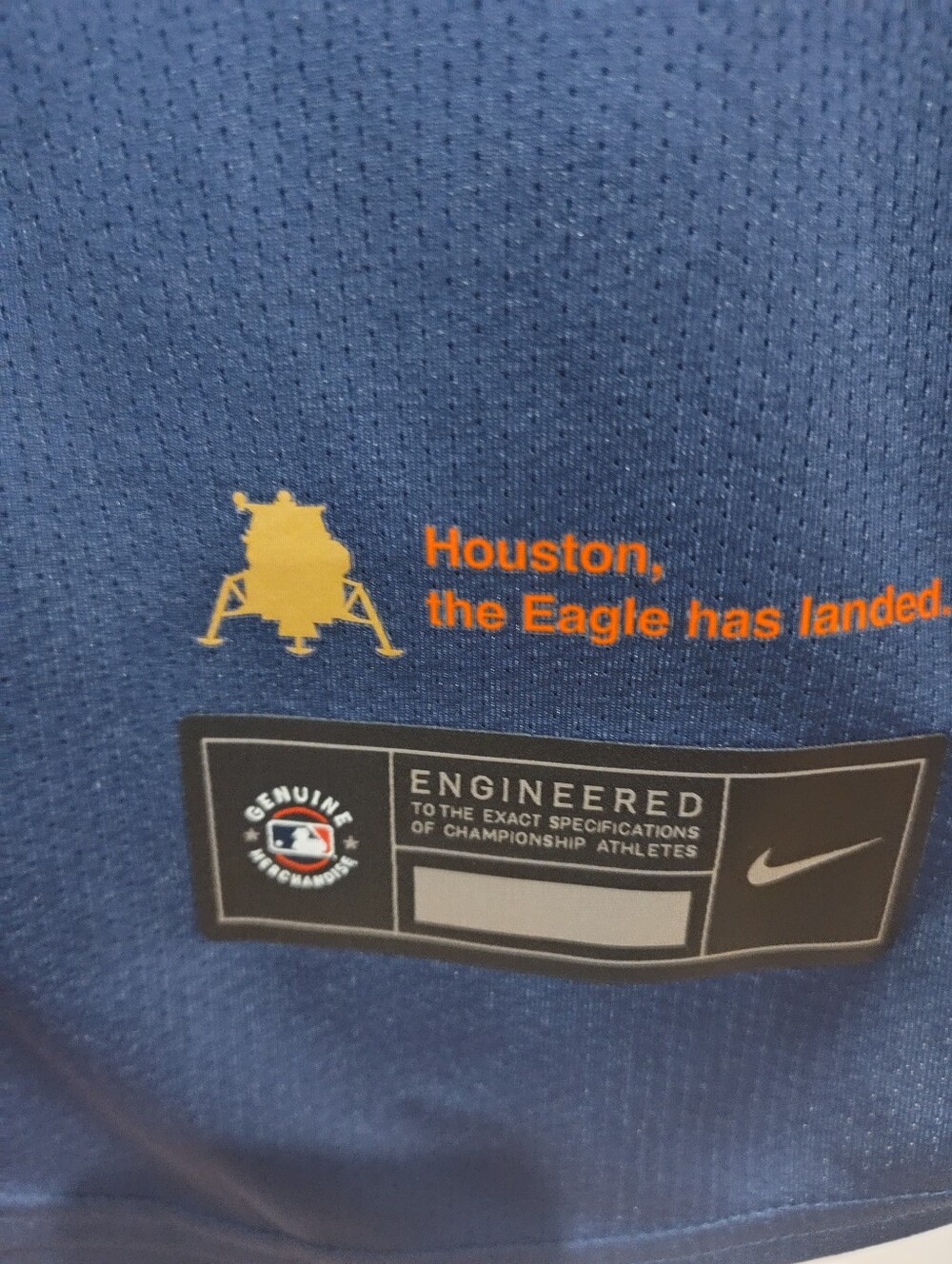 Nike Houston Astros Space City Connect Jersey Men's Medium Blank - Picture 5 of 5